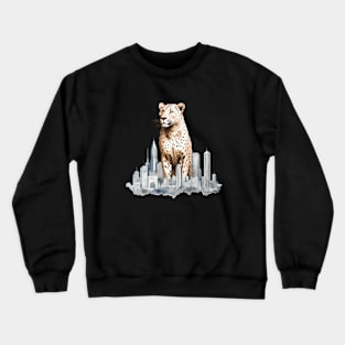 Panther Predator Animal Beauty Nature Wildlife Discovery Crewneck Sweatshirt